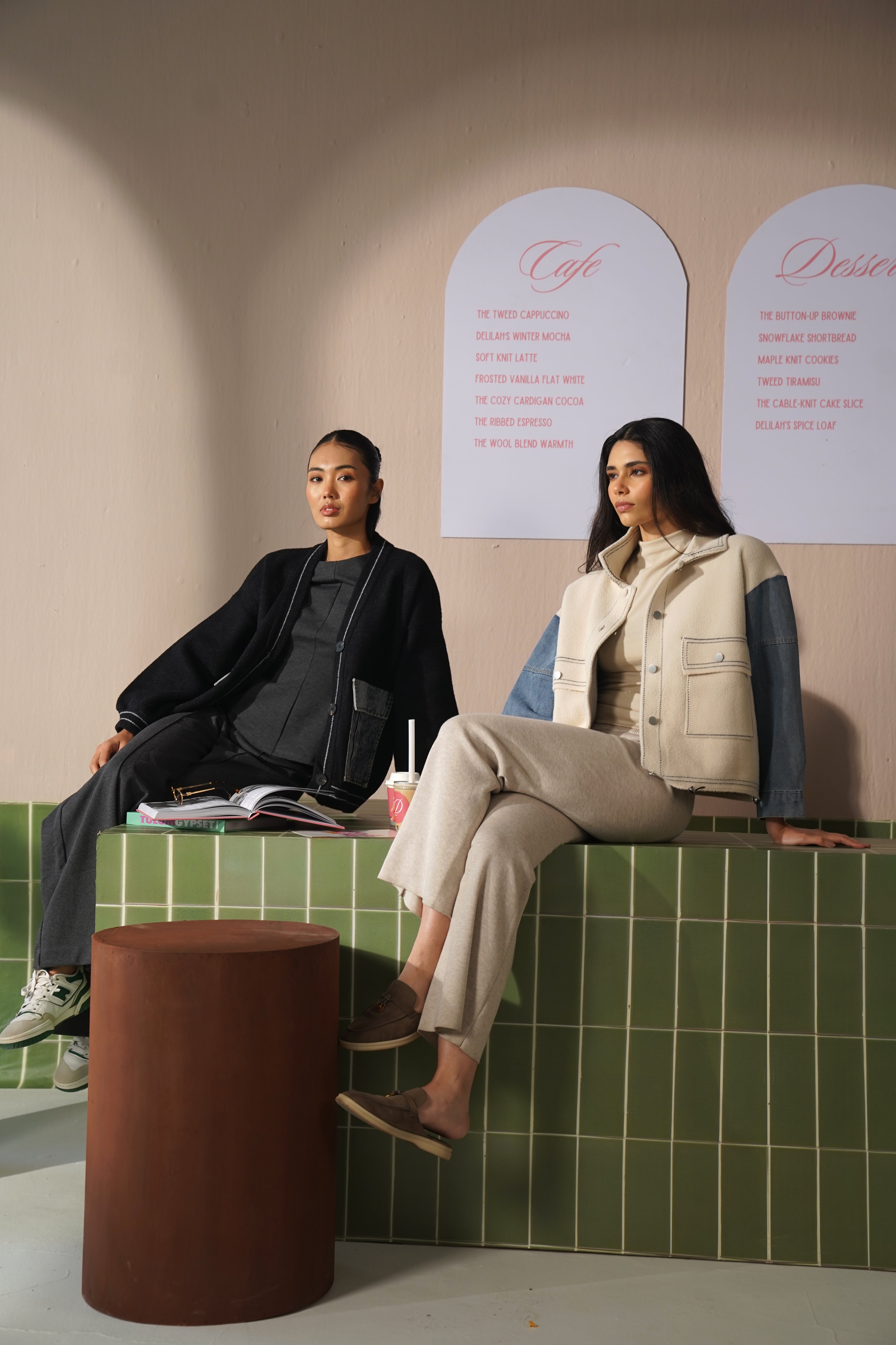 Raya Knit & Denim Jacket