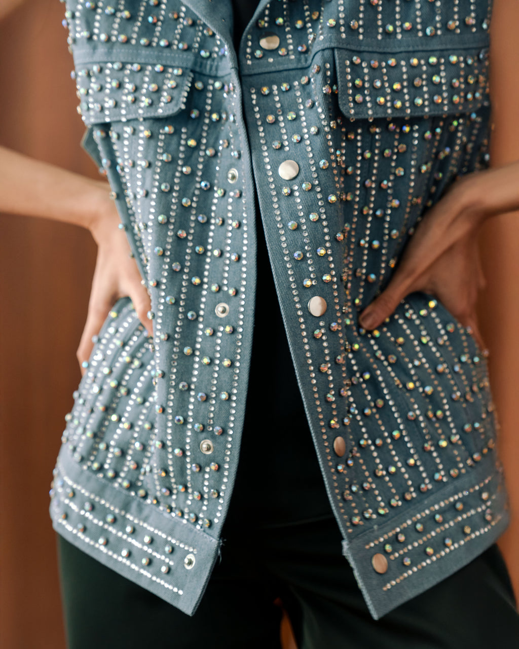 Stardust Denim Vest