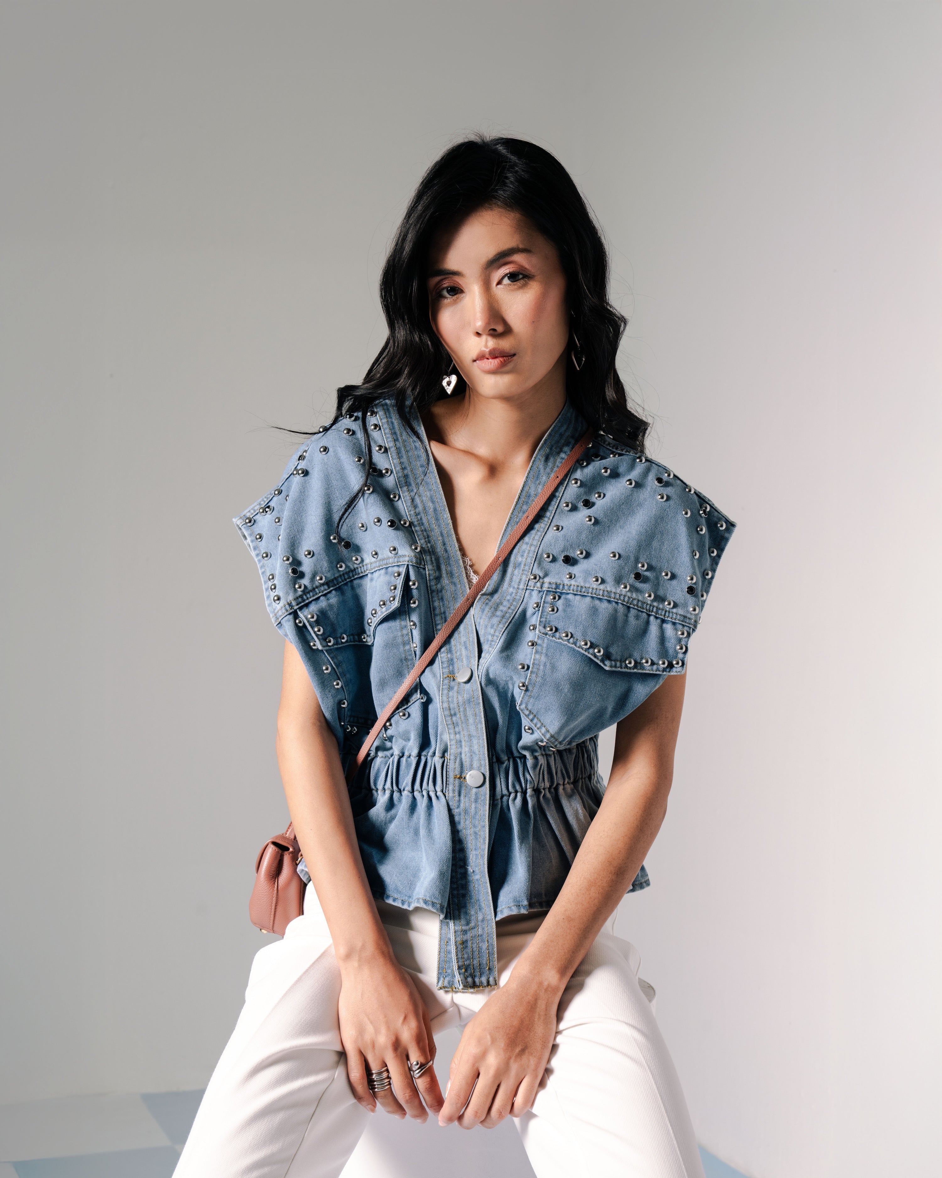 Nyra Denim Vest
