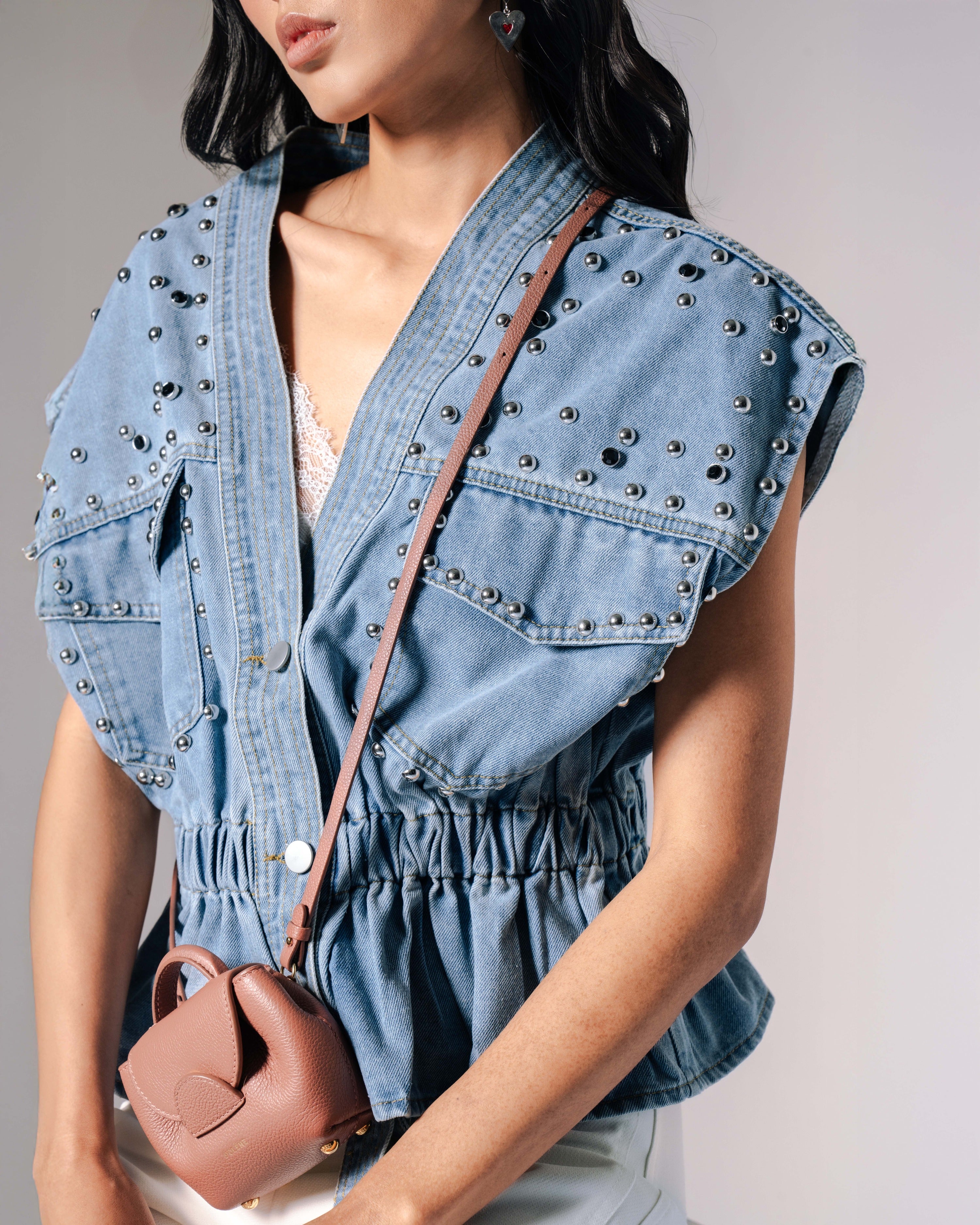 Nyra Denim Vest