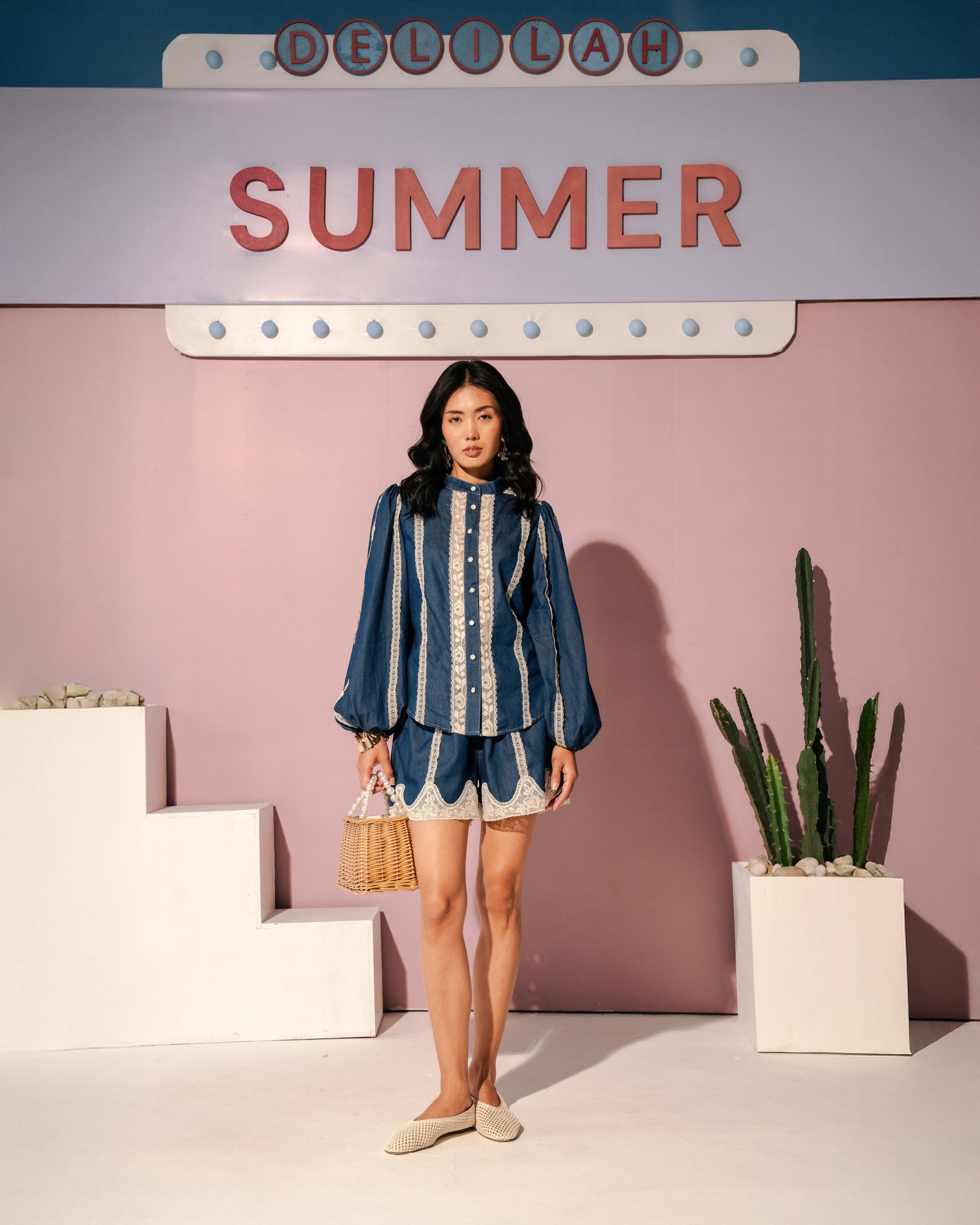 Indigo Short Set