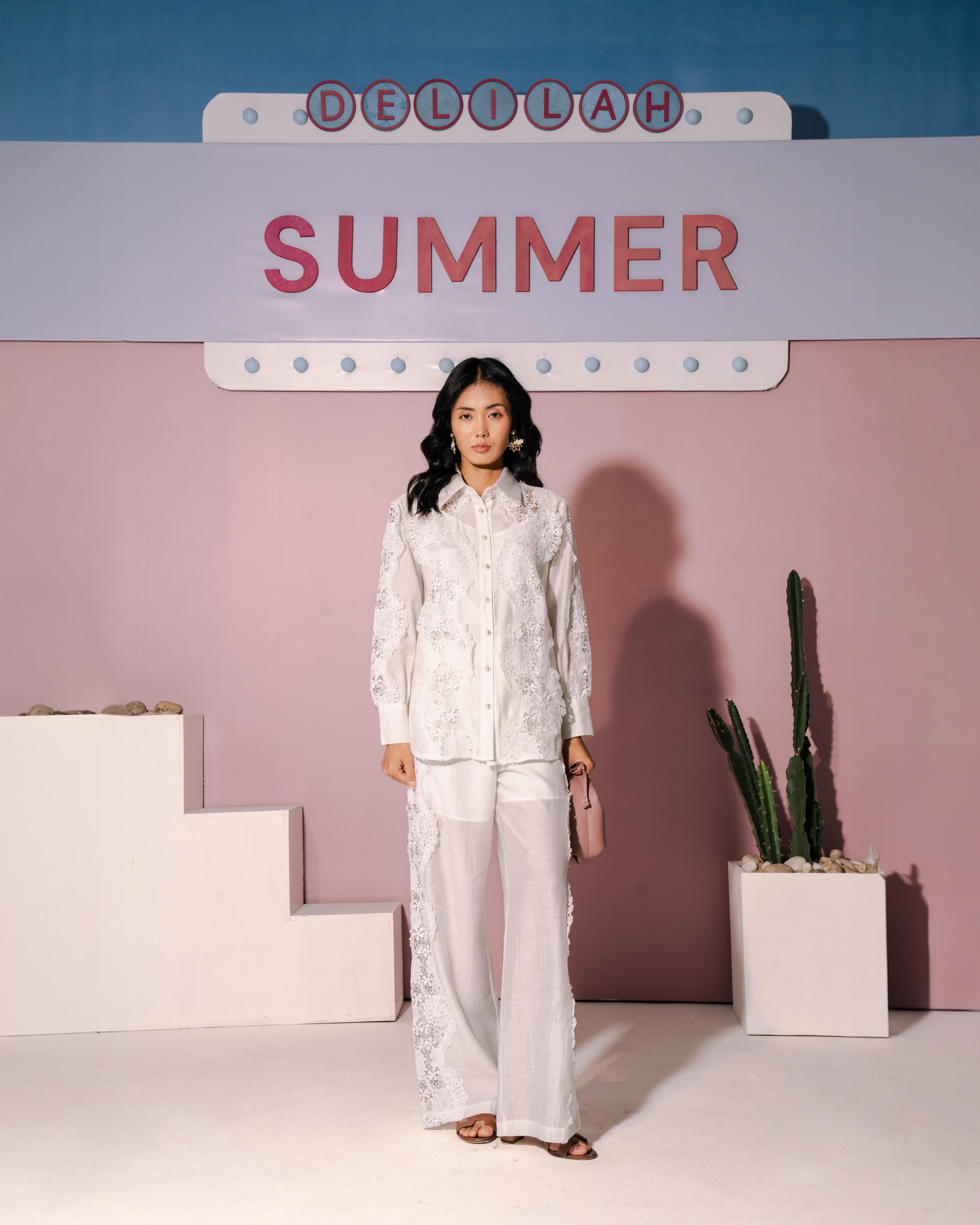 Elara Co-ord Set - Ivory