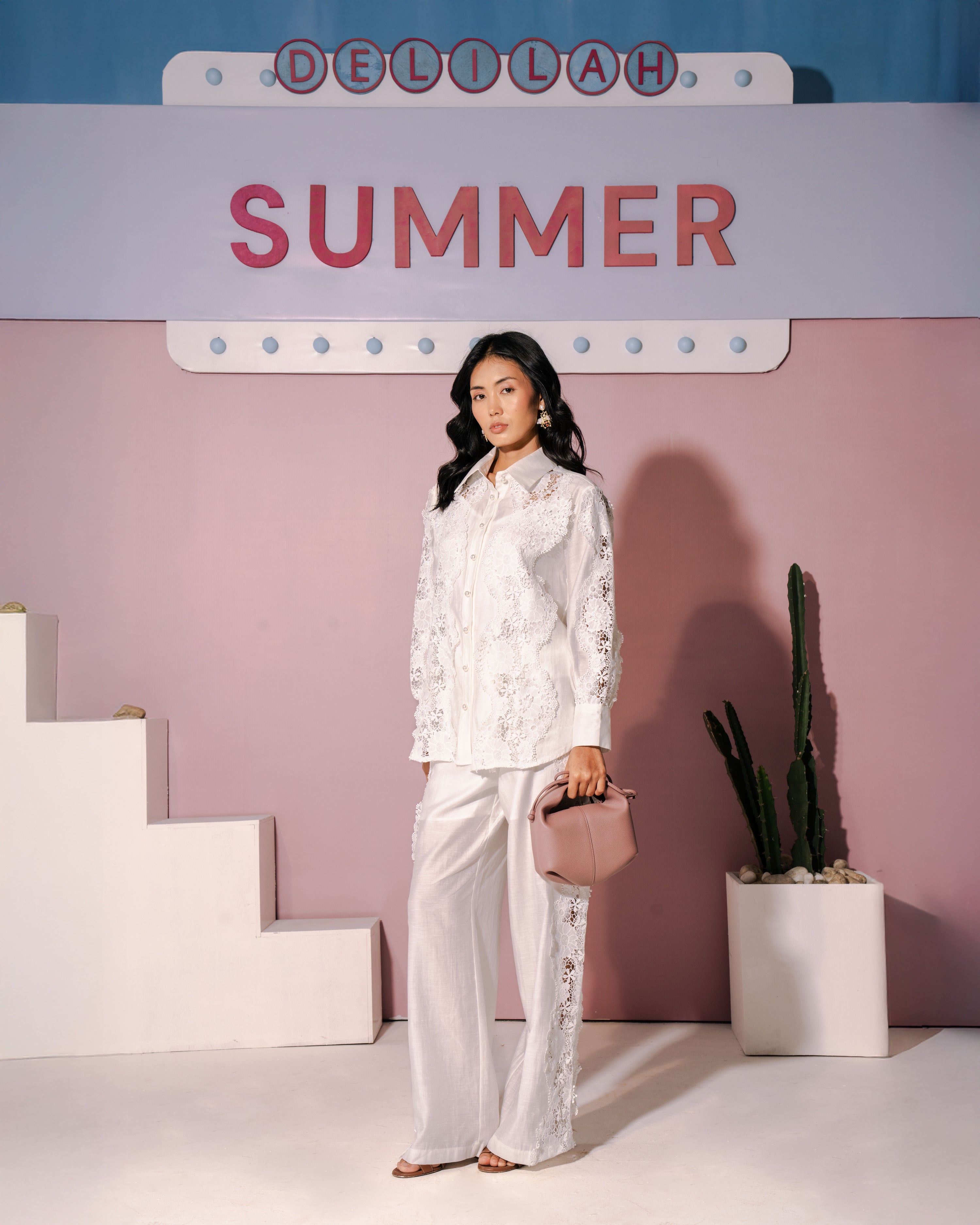 Elara Co-ord Set - Ivory
