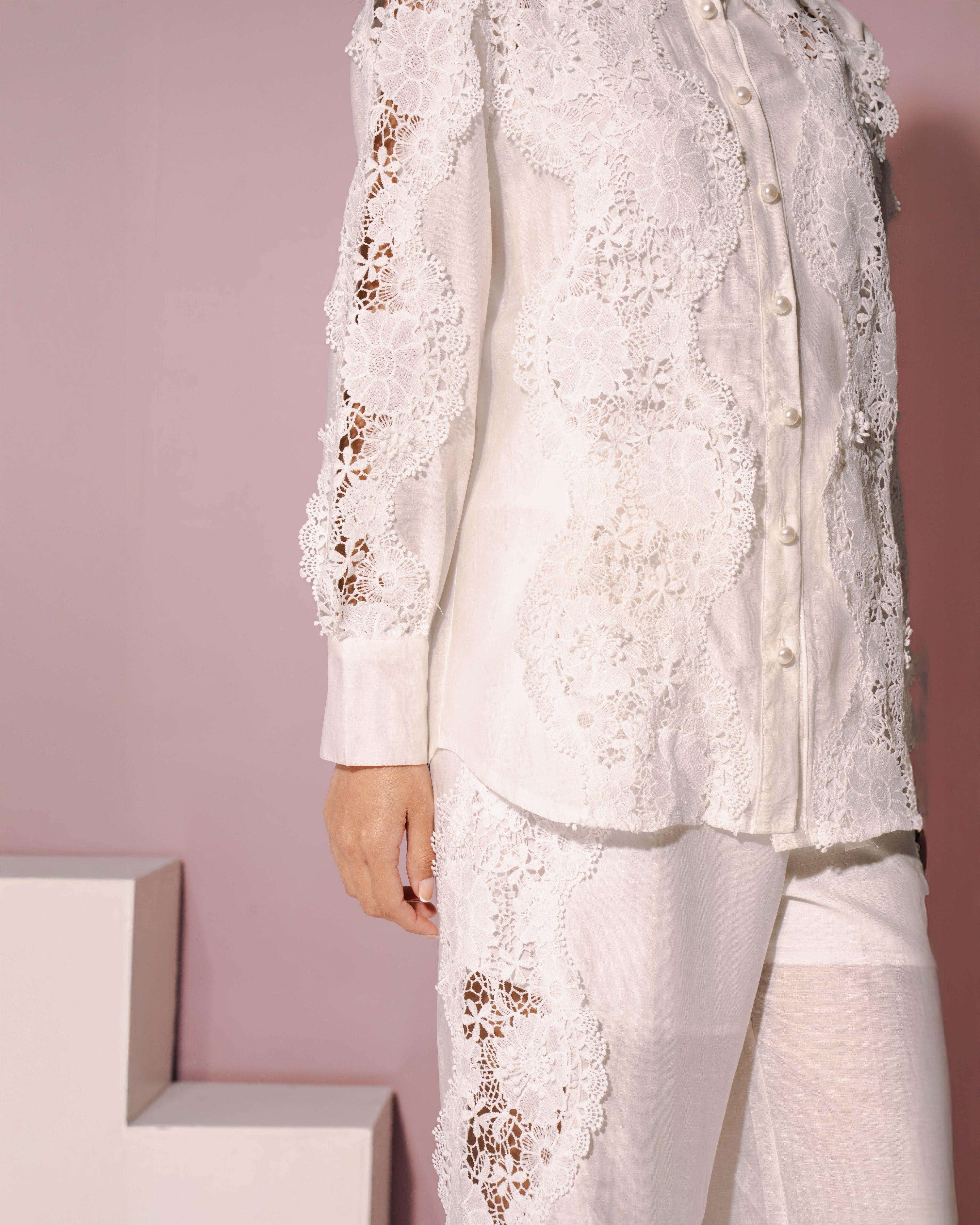 Elara Co-ord Set - Ivory