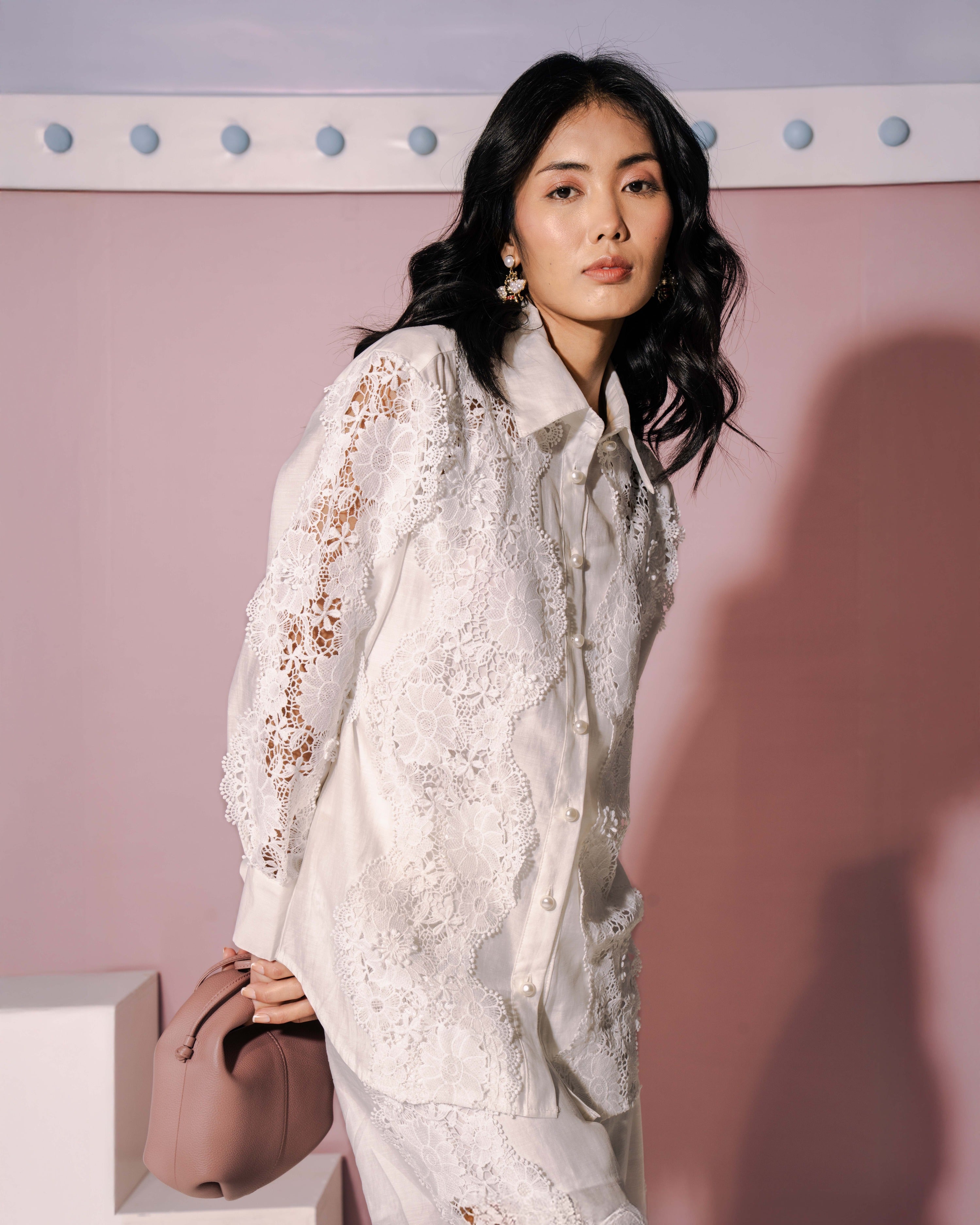 Elara Co-ord Set - Ivory