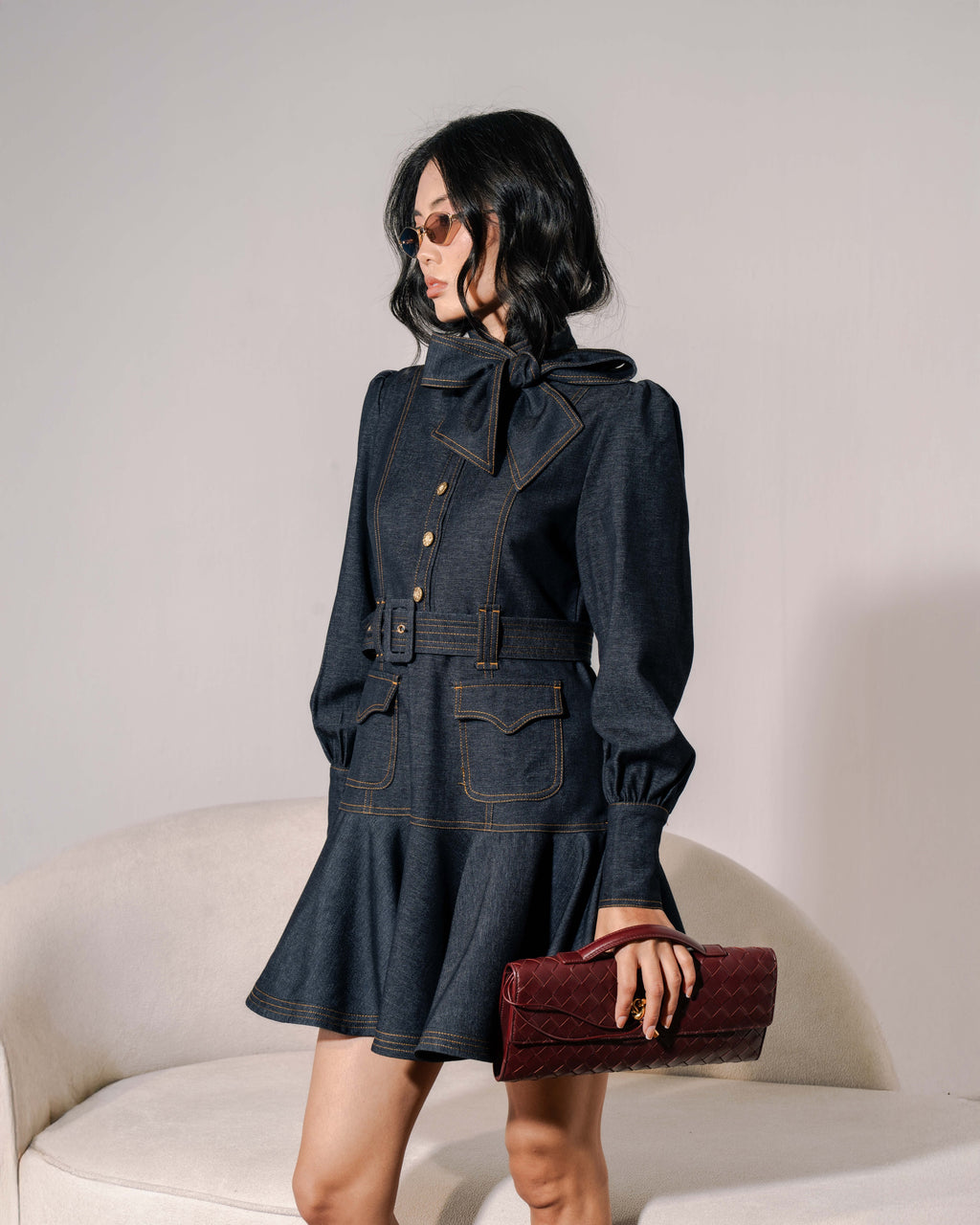 Bella Denim Dress – Delilah