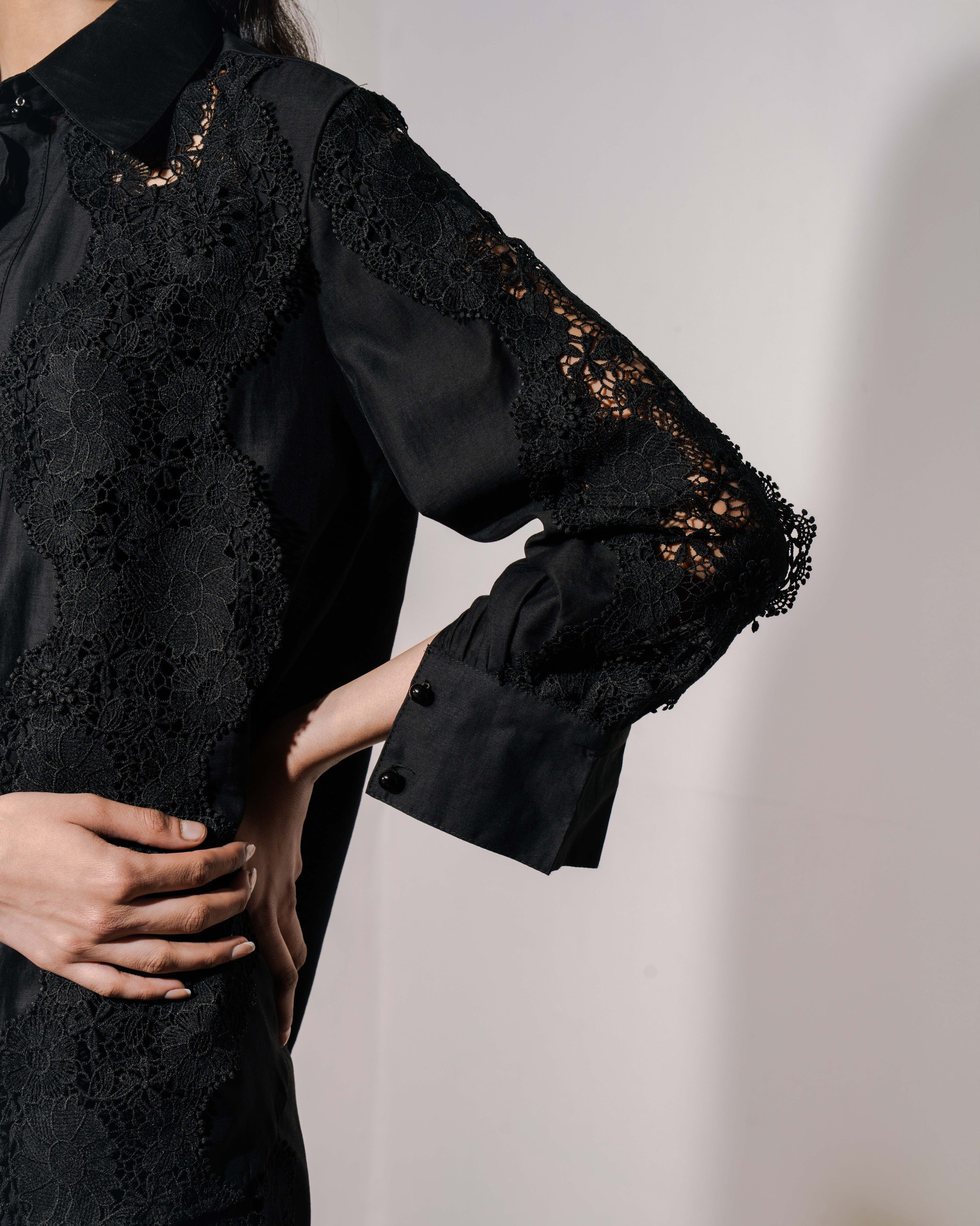 Elara Co-ord Set - Noir