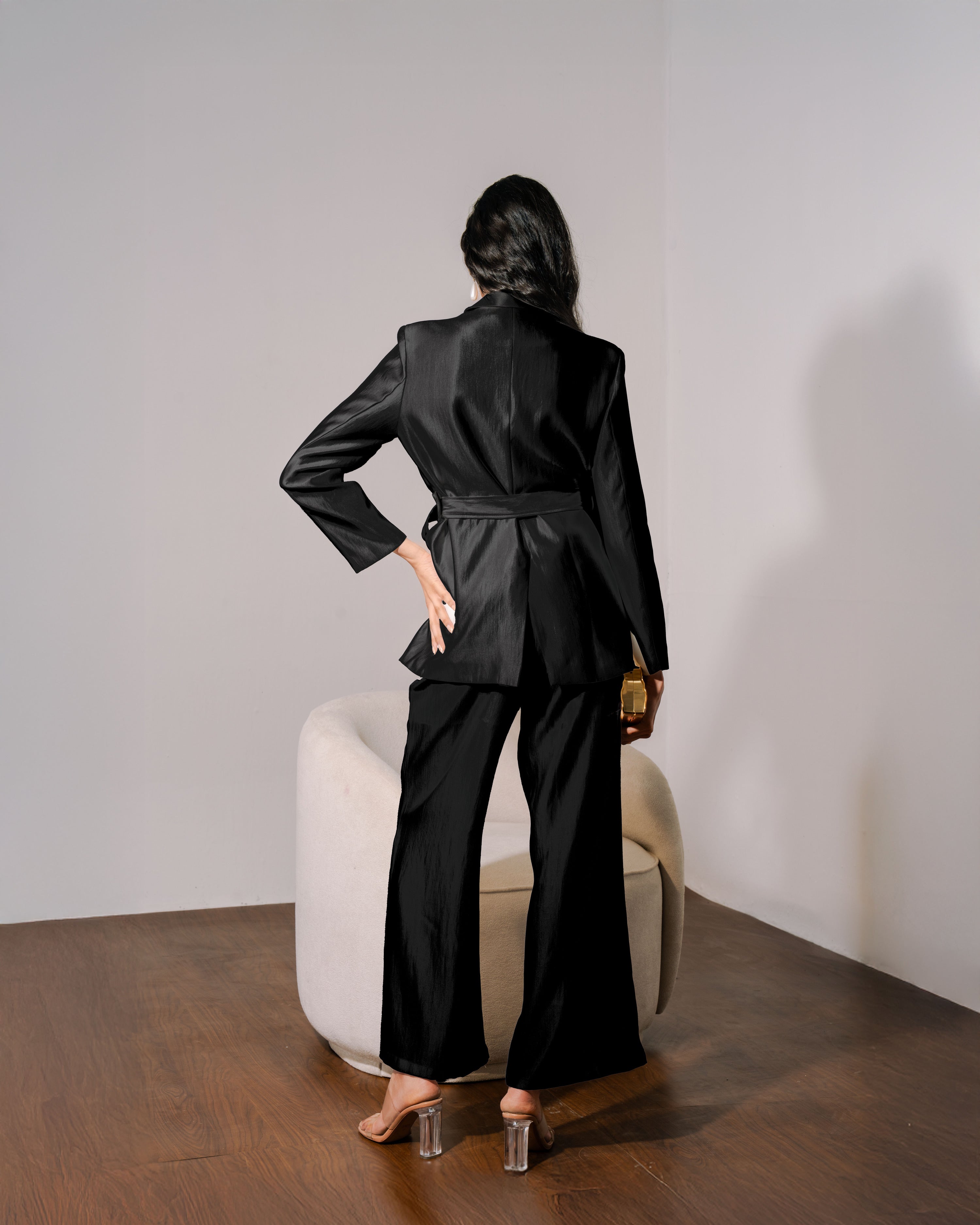 Noir Structured Co-ord Set