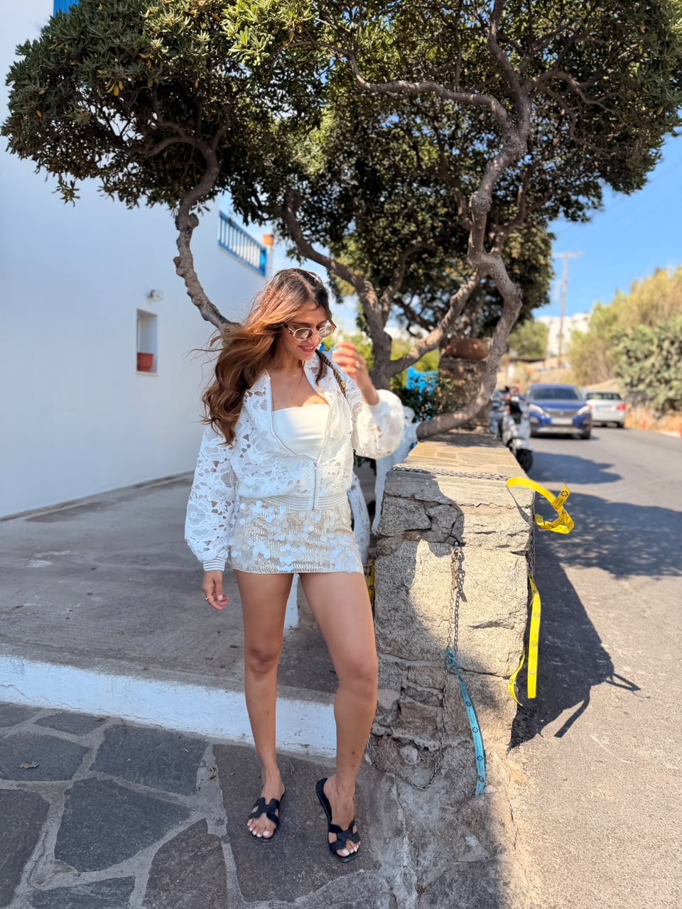 Alisha's Pick : Ophelia Lace Bomber - White