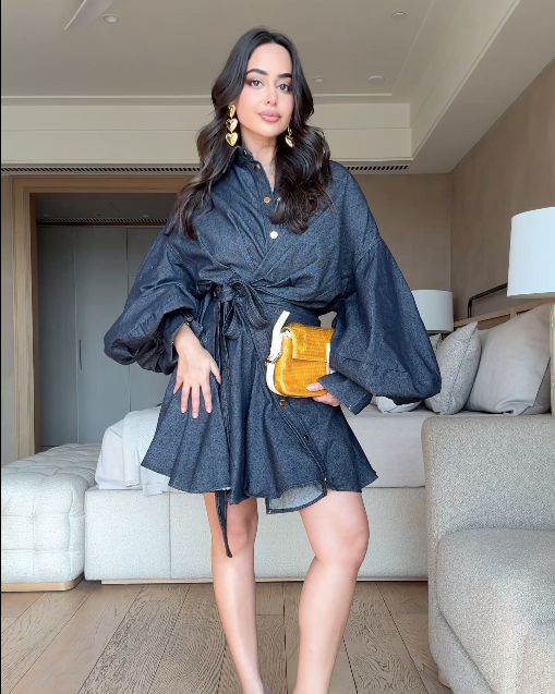 Arushi's Pick : Poppy Denim Dress - Dark