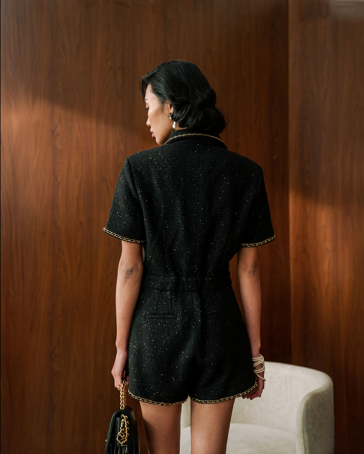 Blair Tweed Playsuit
