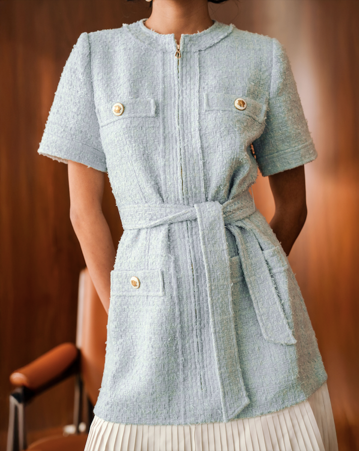 Celeste Tweed Dress