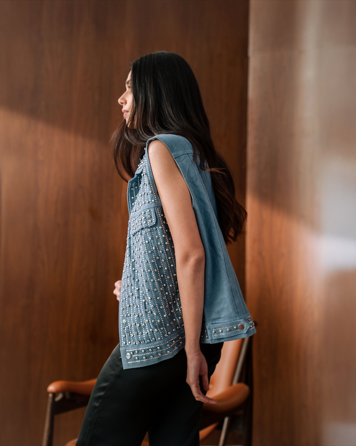 Stardust Denim Vest